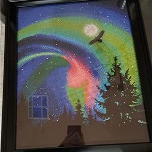 Northern lights diamond art